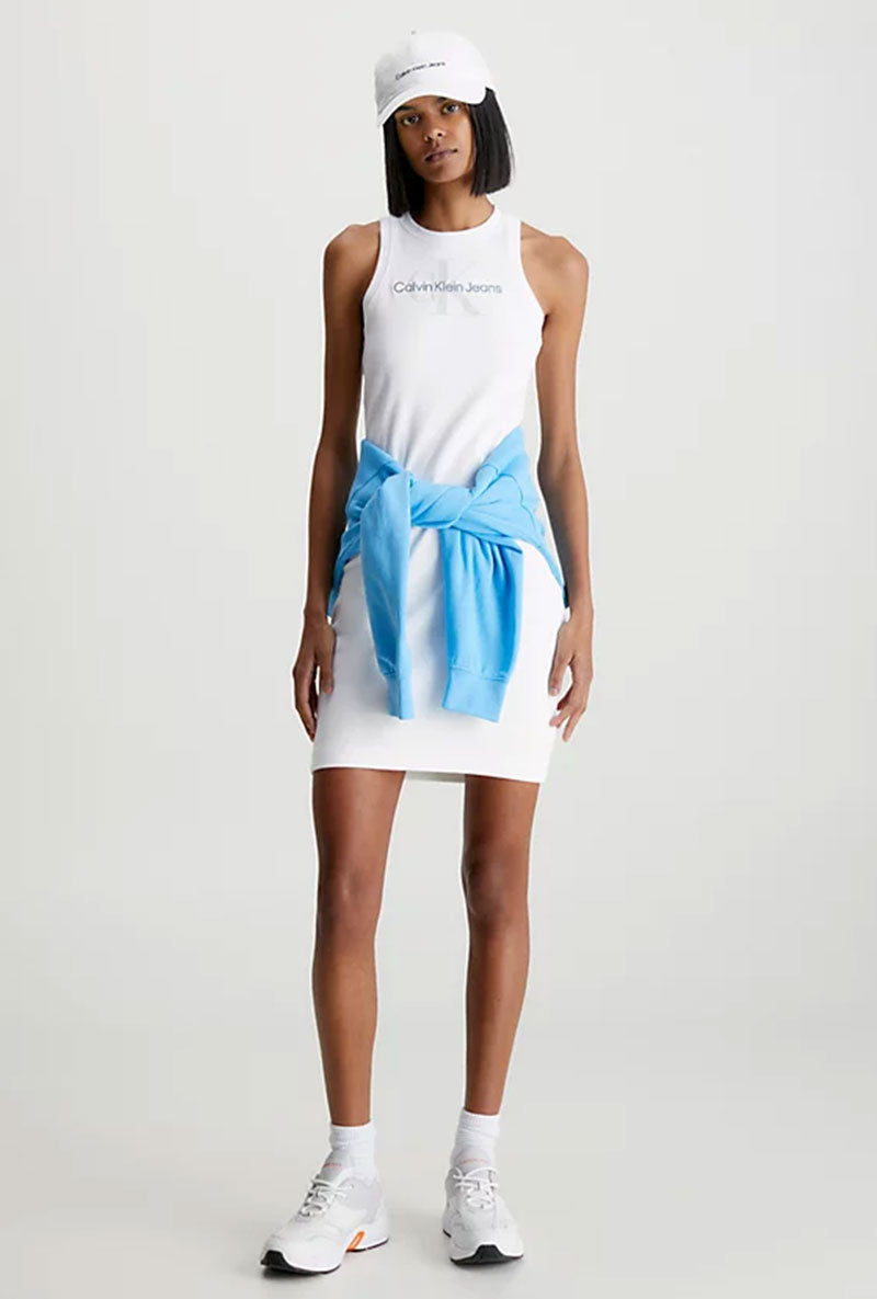 Calvin klein sale logo tank dress