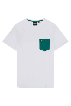LYLE AND SCOTT CONTRAST POCKET SS TSHIRT