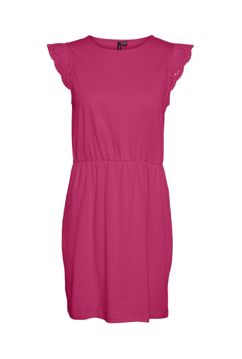 VERO MODA EMILY SL GATHERING DRESS