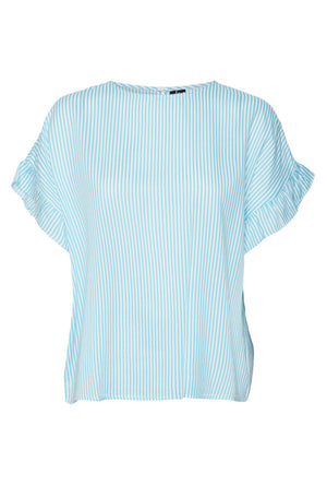 VERO MODA BUMPY FRILL TOP