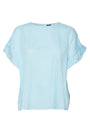 VERO MODA BUMPY FRILL TOP