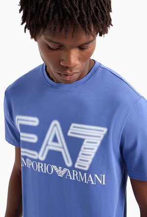 EA7 LOGO SERIES COTTON STRETCH TSHIRT