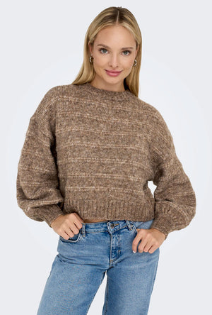 ONLY CELIA LIFE LS CROPPED KNIT