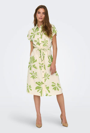 JDY PALERMO SS MIDI SHIRT DRESS