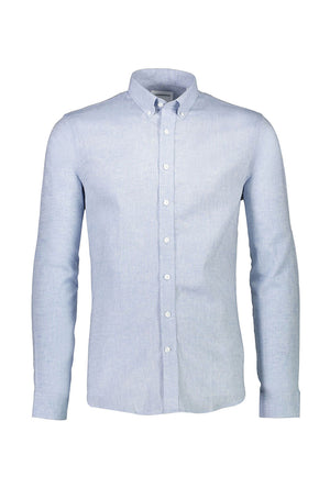 LINDBERGH COTTON LINEN LS SHIRT