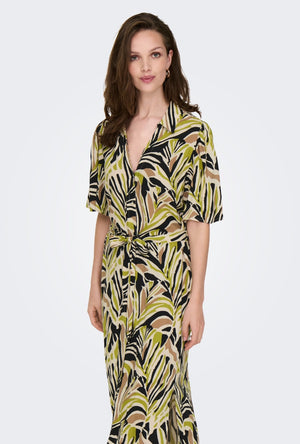 JDY NILE LIFE 2/4 MAXI SHIRT DRESS