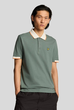 LYLE AND SCOTT HALF TIPPED POLO