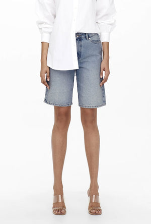 ONLY SONNY HW WIDE DENIM SHORTS