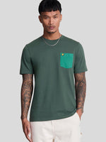 LYLE AND SCOTT TONAL POCKT TSHIRT