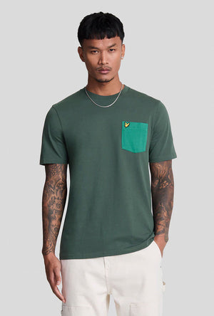 LYLE AND SCOTT TONAL POCKT TSHIRT