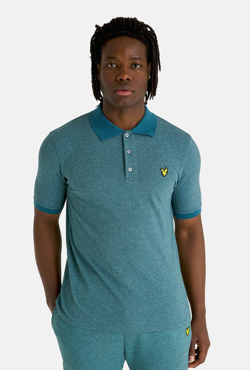 LYLE AND SCOTT VINTAGE MARL POLO SHIRT