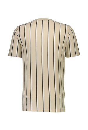 LINDBERGH STRIPED PIQUE SS TSHIRT