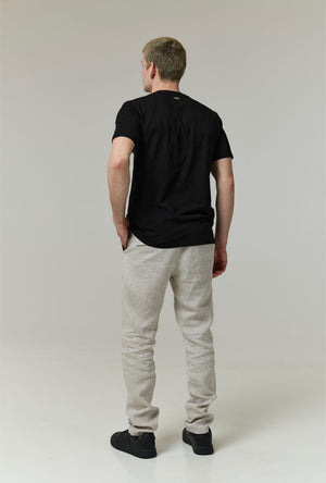 DEEP BREEZE LINEN TROUSERS