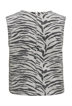 ONLY DORSI ZEBRA TOP