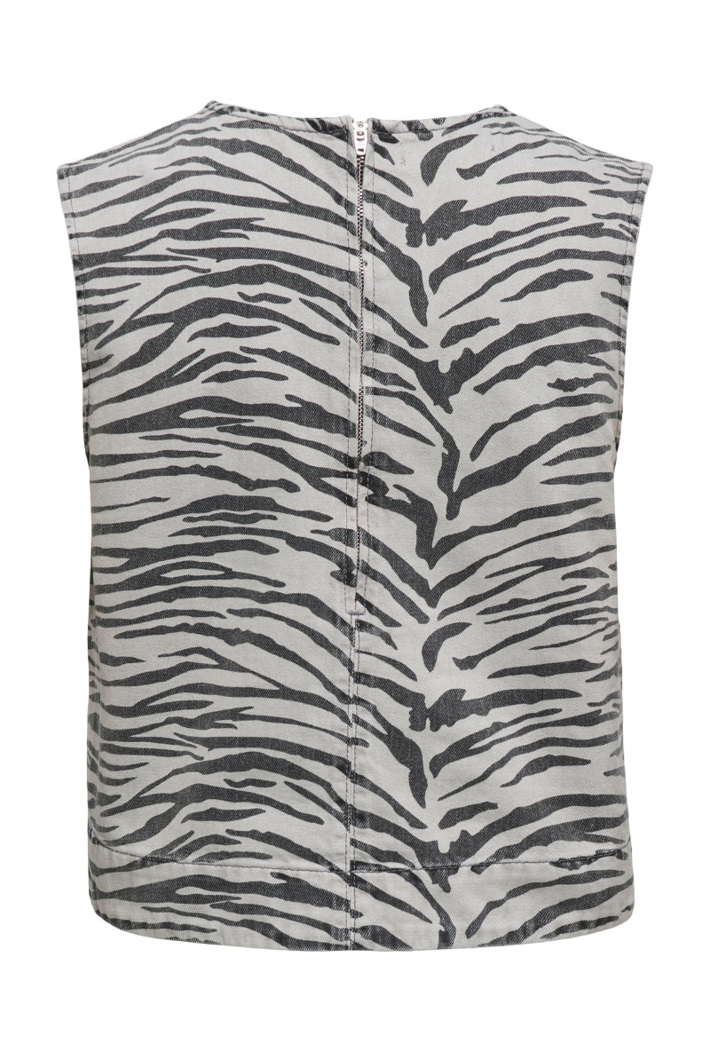 ONLY DORSI ZEBRA TOP