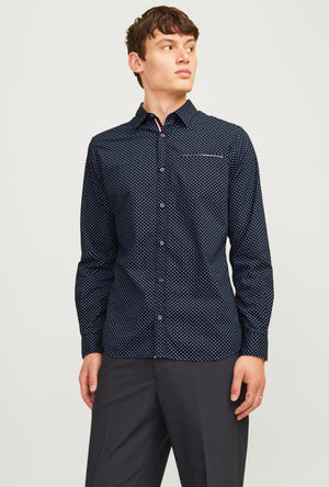 JACK AND JONES JEREMY DETAIL LS SHIRT