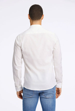 LINDBERGH SLIM FIT LINEN LS SHIRT