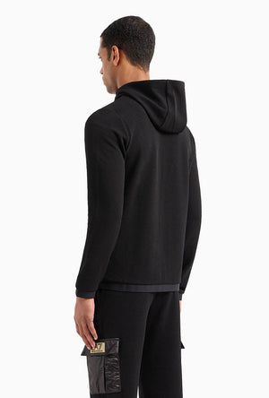 EA7 MEN ZIP UP HOODIE