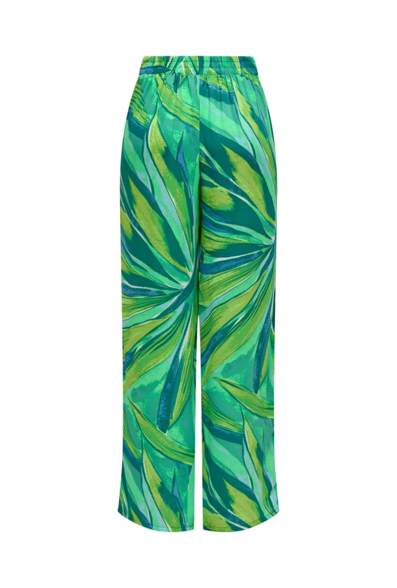 ONLY ALMA LIFE POLY PALAZZO AOP PANTS