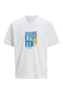 JACK AND JONES PAROS GRAPHIC FRONT SS TEE