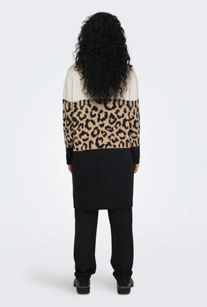 ONLY JADE ANIMAL LS CARDIGAN