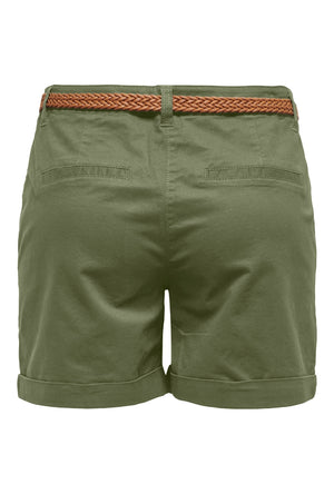 JDY CHICAGO BELTED CHINO SHORTS