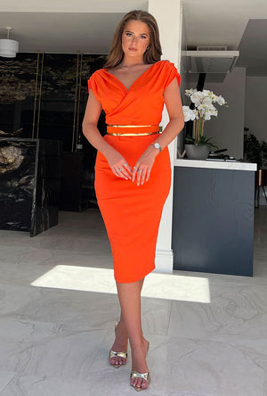 GIRL IN MIND MILEY OCCASION MIDI DRESS