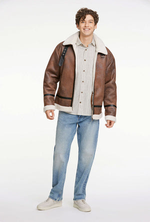 LINDBERGH FAUX SHEARLING JACKET