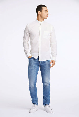 LINDBERGH SLIM FIT LINEN LS SHIRT