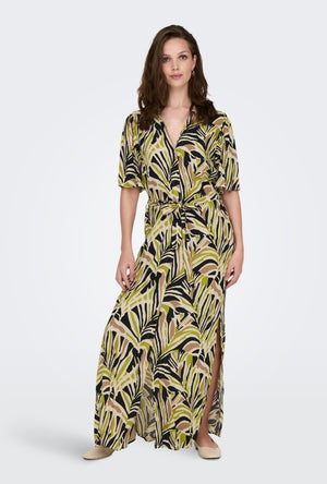 JDY NILE LIFE 2/4 MAXI SHIRT DRESS