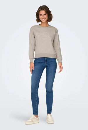 JDY PARIS EMB SWEATSHIRT