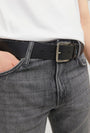 JACK AND JONES FLAG LEATHER BELT