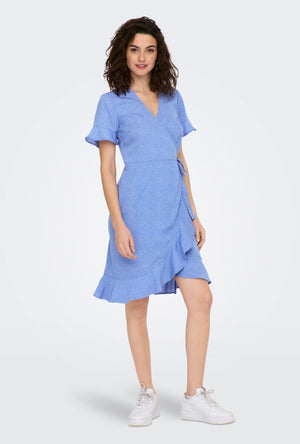 ONLY OLIVIA SS WRAP DRESS