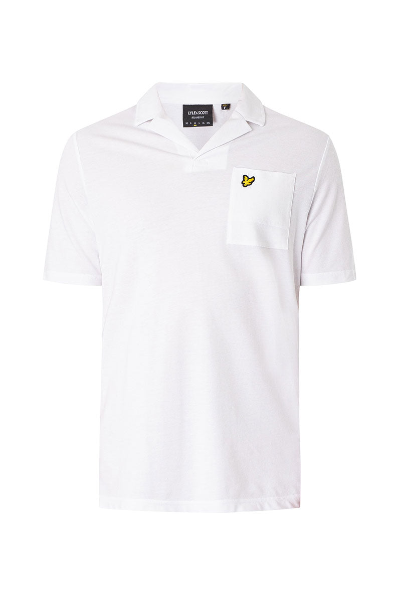 LYLE AND SCOTT REVERE COLLAR POLO SHIRT