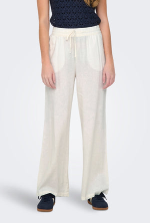 JDY SAY HW LINEN WIDE PANTS