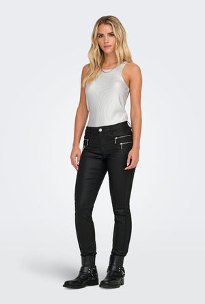 ONLY LINDSAY VIOL METAL RIB TANKTOP