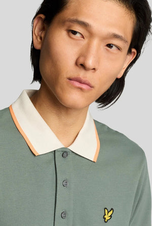 LYLE AND SCOTT HALF TIPPED POLO