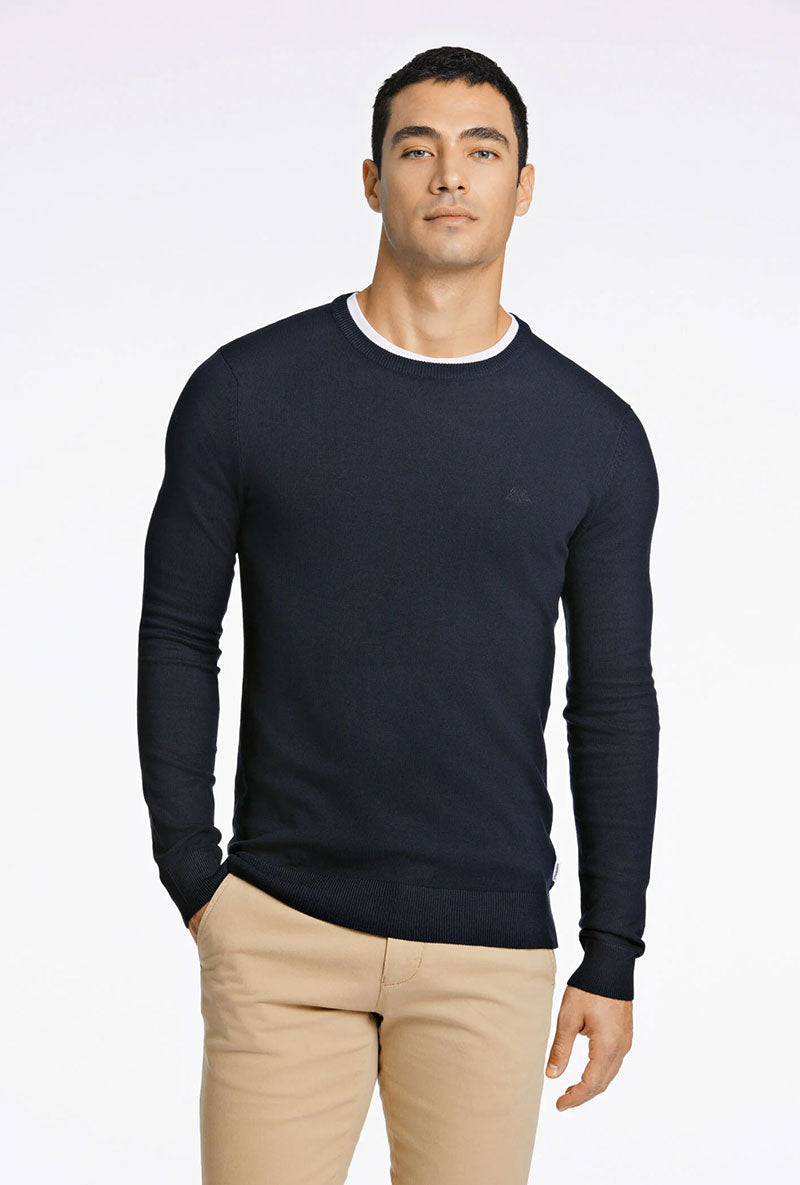 LINDBERGH MELANGE ROUND NECK KNIT