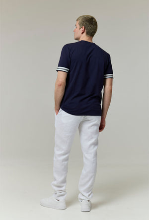 DEEP BREEZE LINEN TROUSERS