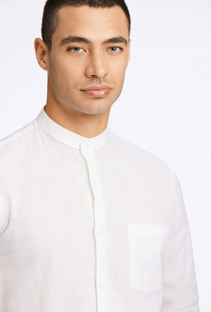 LINDBERGH SLIM FIT LINEN LS SHIRT