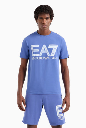 EA7 LOGO SERIES COTTON STRETCH TSHIRT