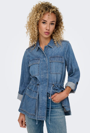 ONLY KENYA UTILITY DENIM JACKET