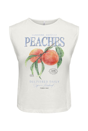 Front image of the Anica s/l tank top in mul1, by brand Only