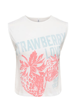 Front image of the Anica s/l tank top in mul3, by brand Only