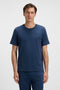 Front image of a model wearing Boss mix & match t in navy, by brand Boss