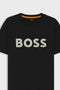 Front detail image of the Boss thinking 1 t in black, by brand Boss