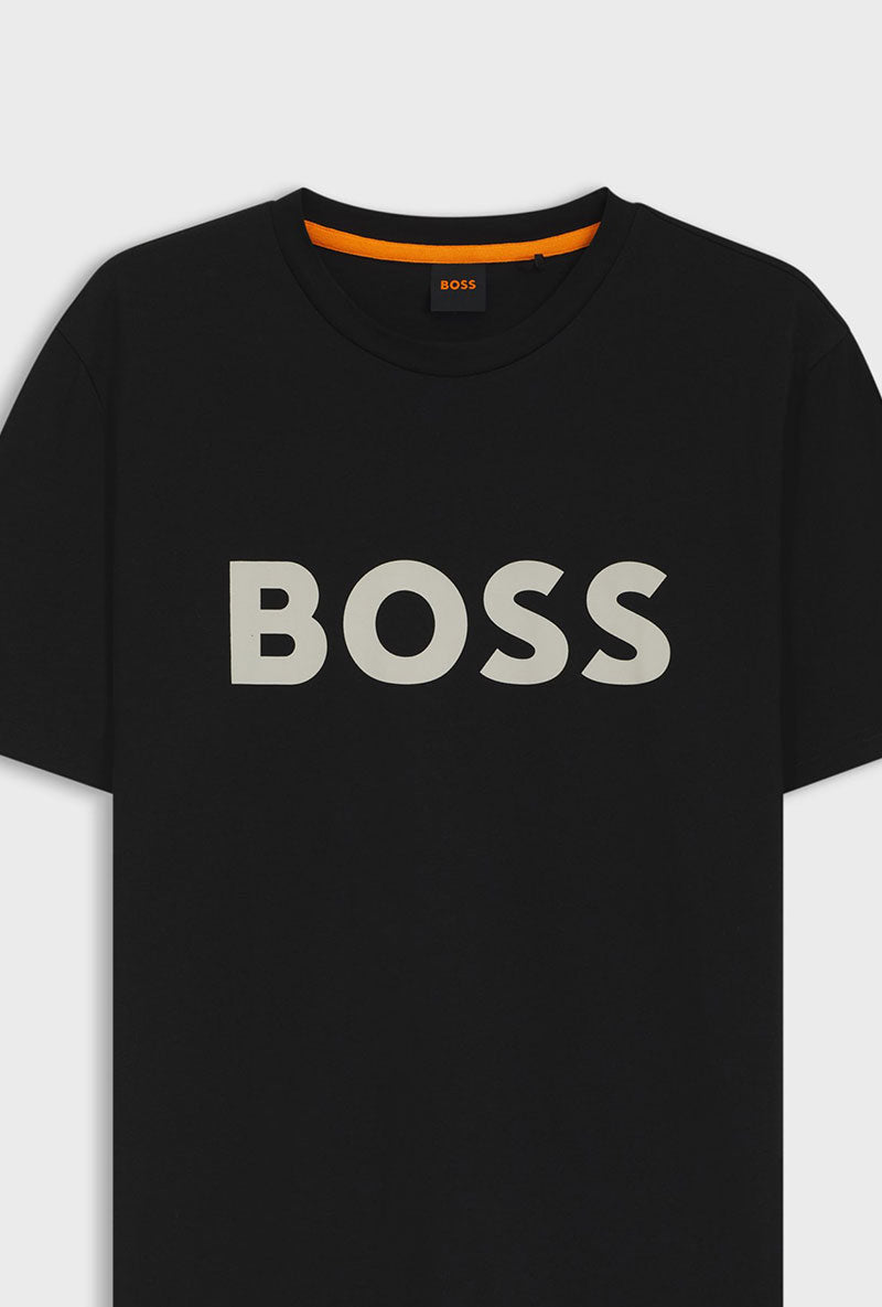 Front detail image of Boss thinking 1 t in black, by brand Boss