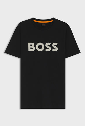 Front image of Boss thinking 1 t in black, by brand Boss