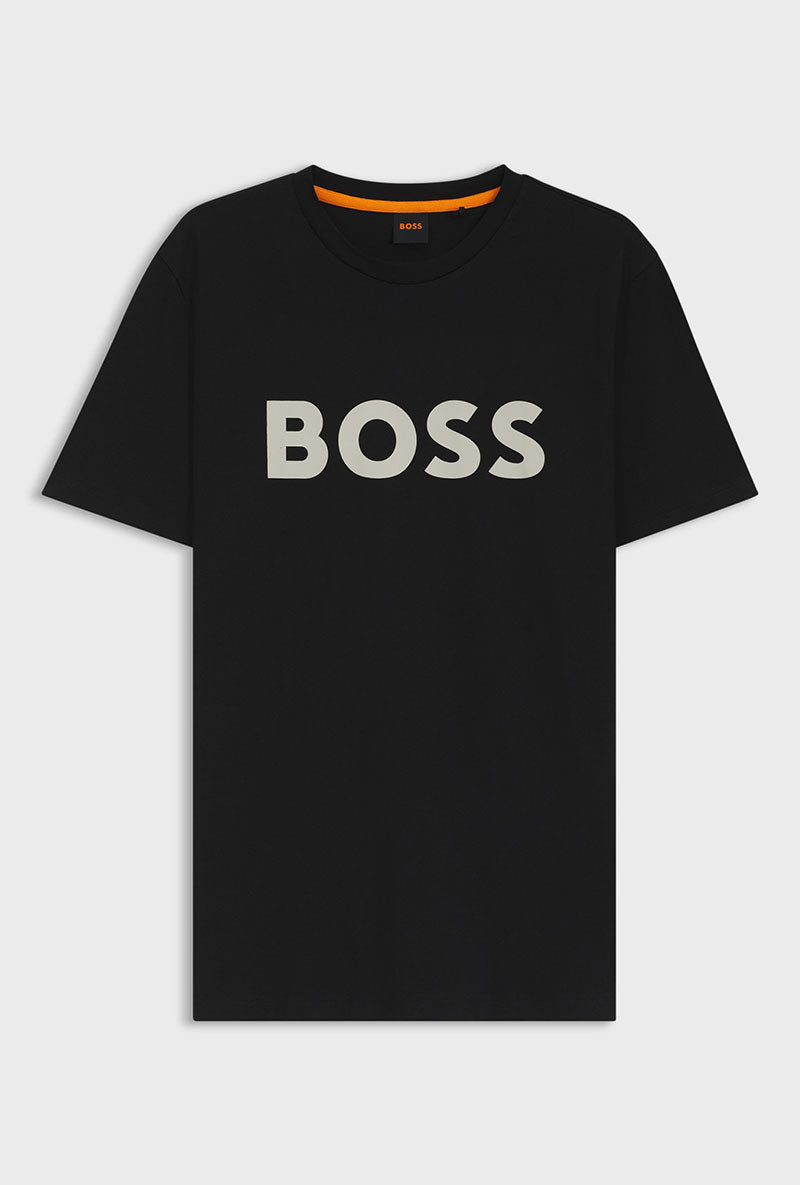 Front image of Boss thinking 1 t in black, by brand Boss