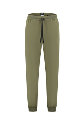 Front image of Mix and match pants in khaki, by brand Boss